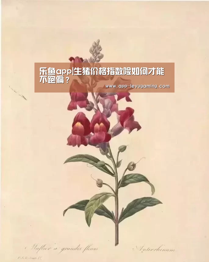 乐鱼app|生猪价格指数险如何才能不跑偏?(图1) 乐鱼体育
